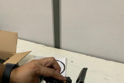 Receita Federal apreende réplica de revólver e munição em Olaria