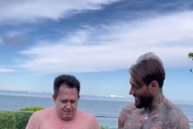 Lucas Lucco perde para Marrone em competição de flexões