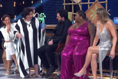 No' Domingão', Dea Lúcia diz para Lívia Andrade: 'Não espero dinheiro de homem nenhum'