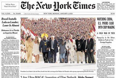 Início do terceiro mandato de Lula é destaque na imprensa internacional