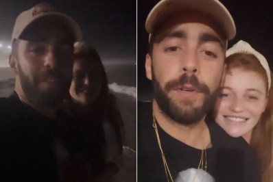 Pedro Scooby e Cintia Dicker pulam sete ondas juntos: 'Feliz 2023'