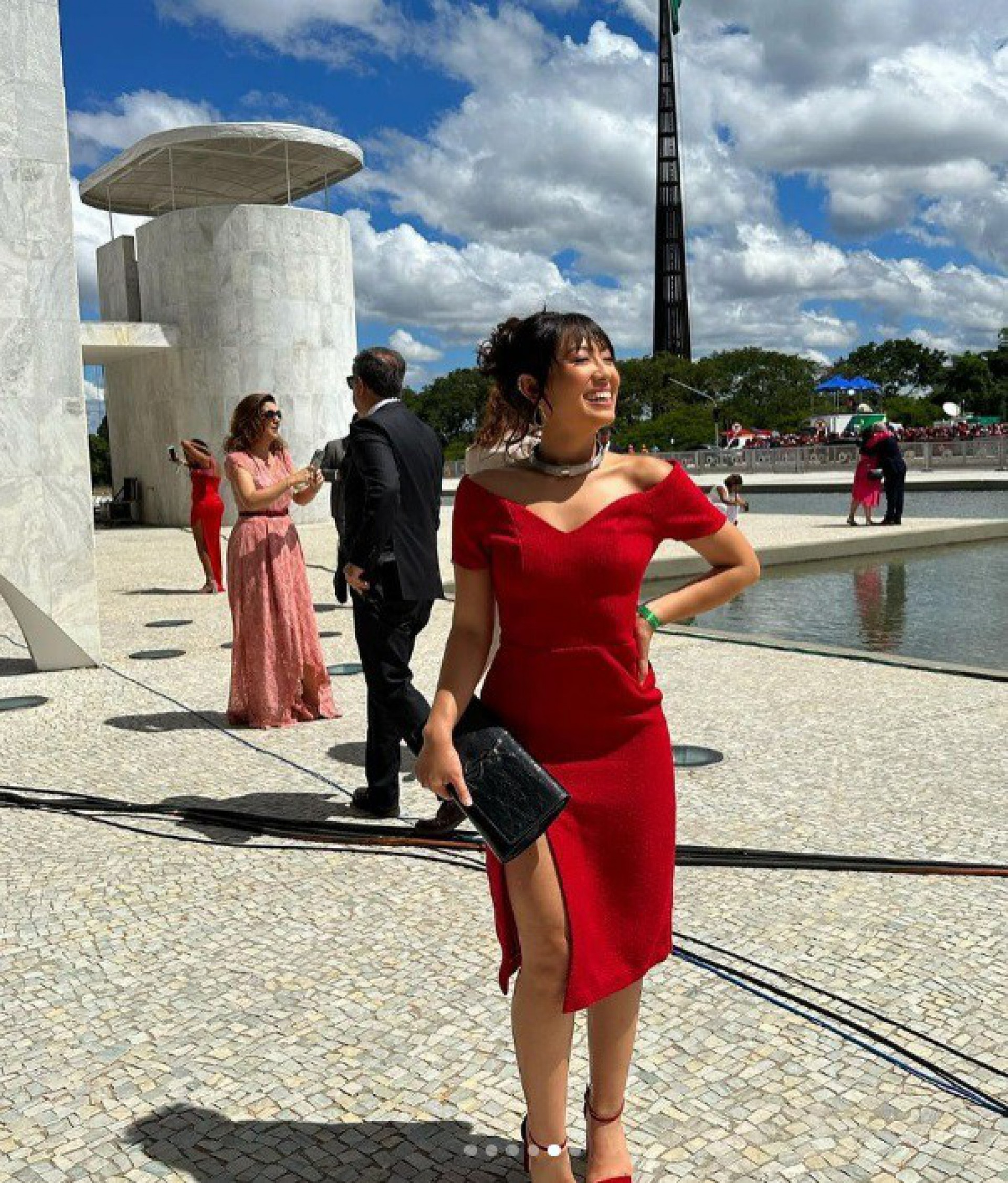 Ana Hikari acompanhou a posse de Lula  - Reprodução do Instagram