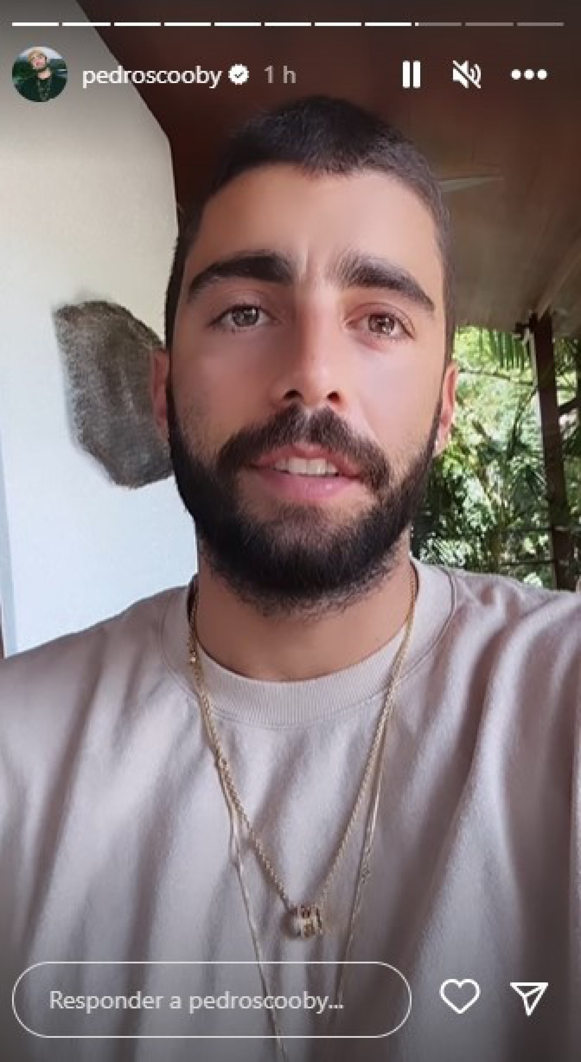Pedro Scooby usa suas redes sociais para atualizar sobre o estado da filha - Reprodução Internet