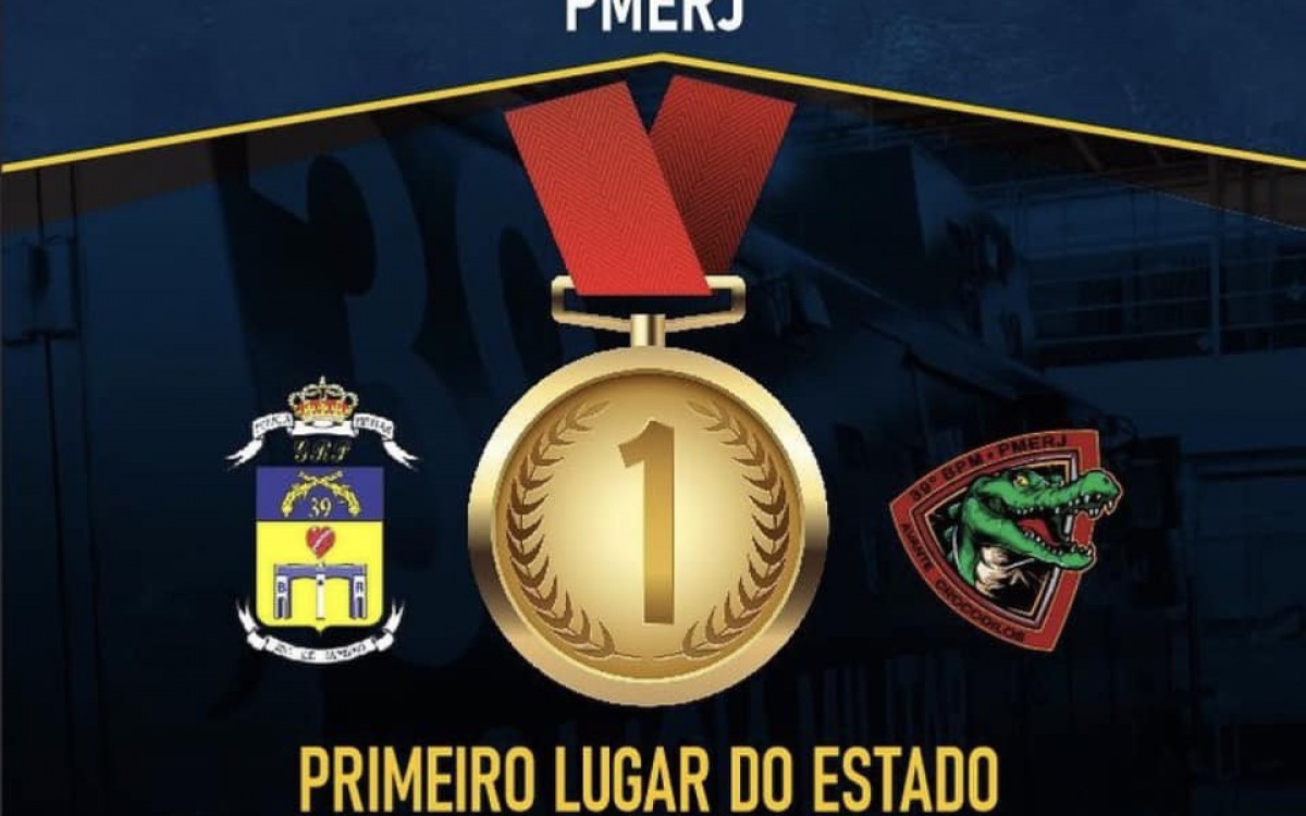 O 39&ordm; BPM postou em suas redes sociais oficiais a premia&ccedil;&atilde;o conquistada