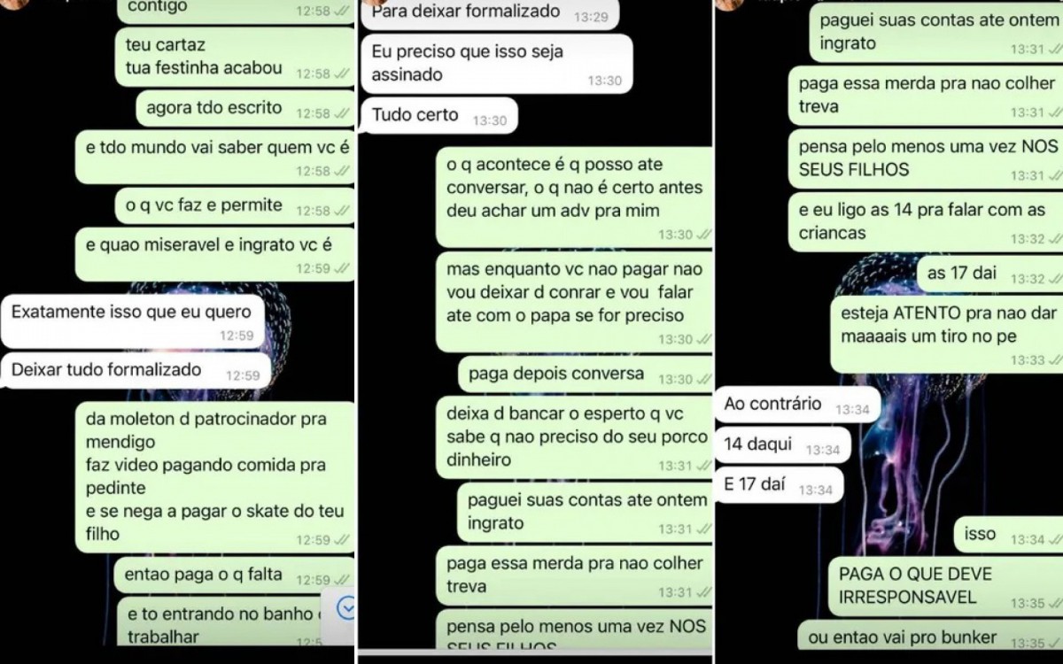 Luana Piovani expõe prints de conversa com Pedro Scooby - Reprodução / Instagram