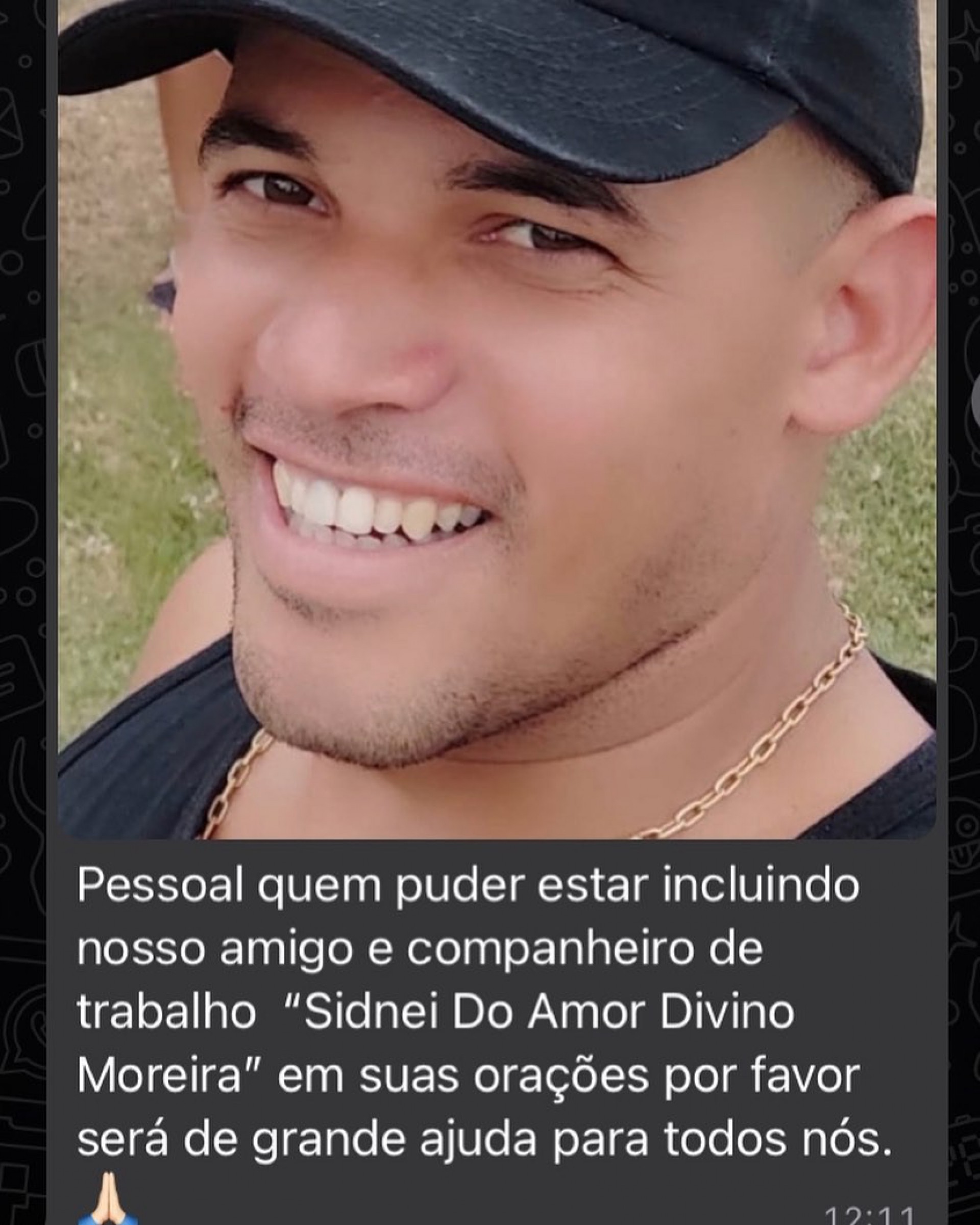 Sidnei Divino foi baleado por Thiago Oliveira Souza, em Cabo Frio - Reprodução/Redes sociais