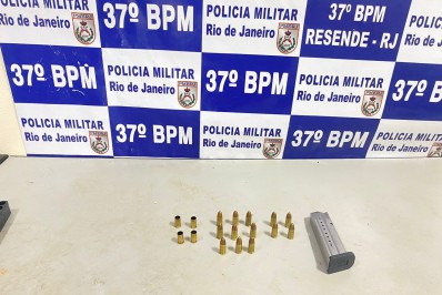Polícia Militar apreende munições após troca de tiros