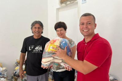 Natal Solidário arrecadou mais de uma tonelada de alimentos