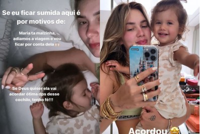 Virginia Fonseca adia viagem para cuidar da primogênita: 'Não está tão bem'