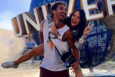 Larissa Manoela aproveita viagem ao lado do noivo após polêmica com mãe: 'Felicidade'