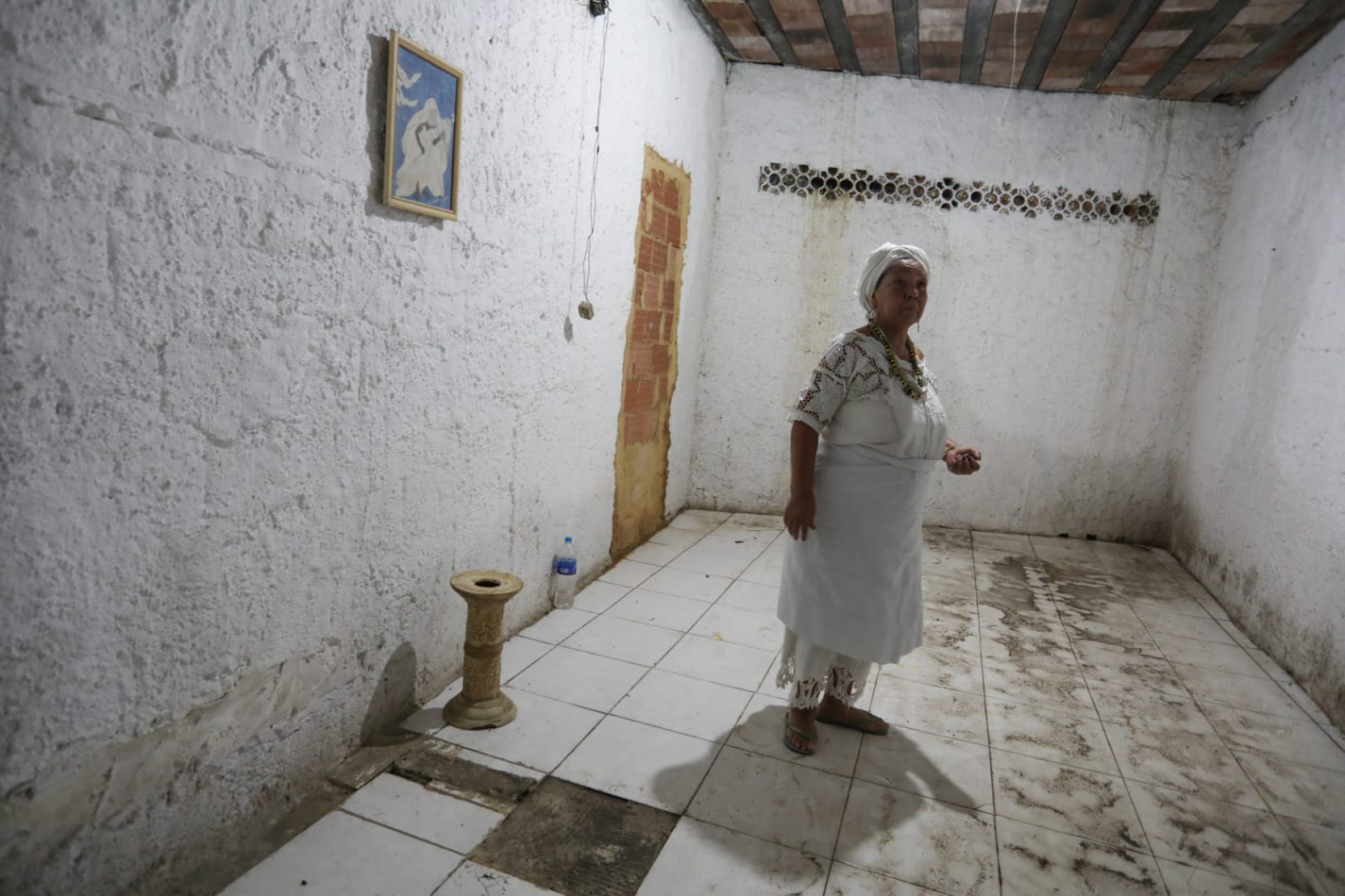 Conceição teve o seu terreiro invadido oito vezes - Pedro Ivo / Agência O DIA