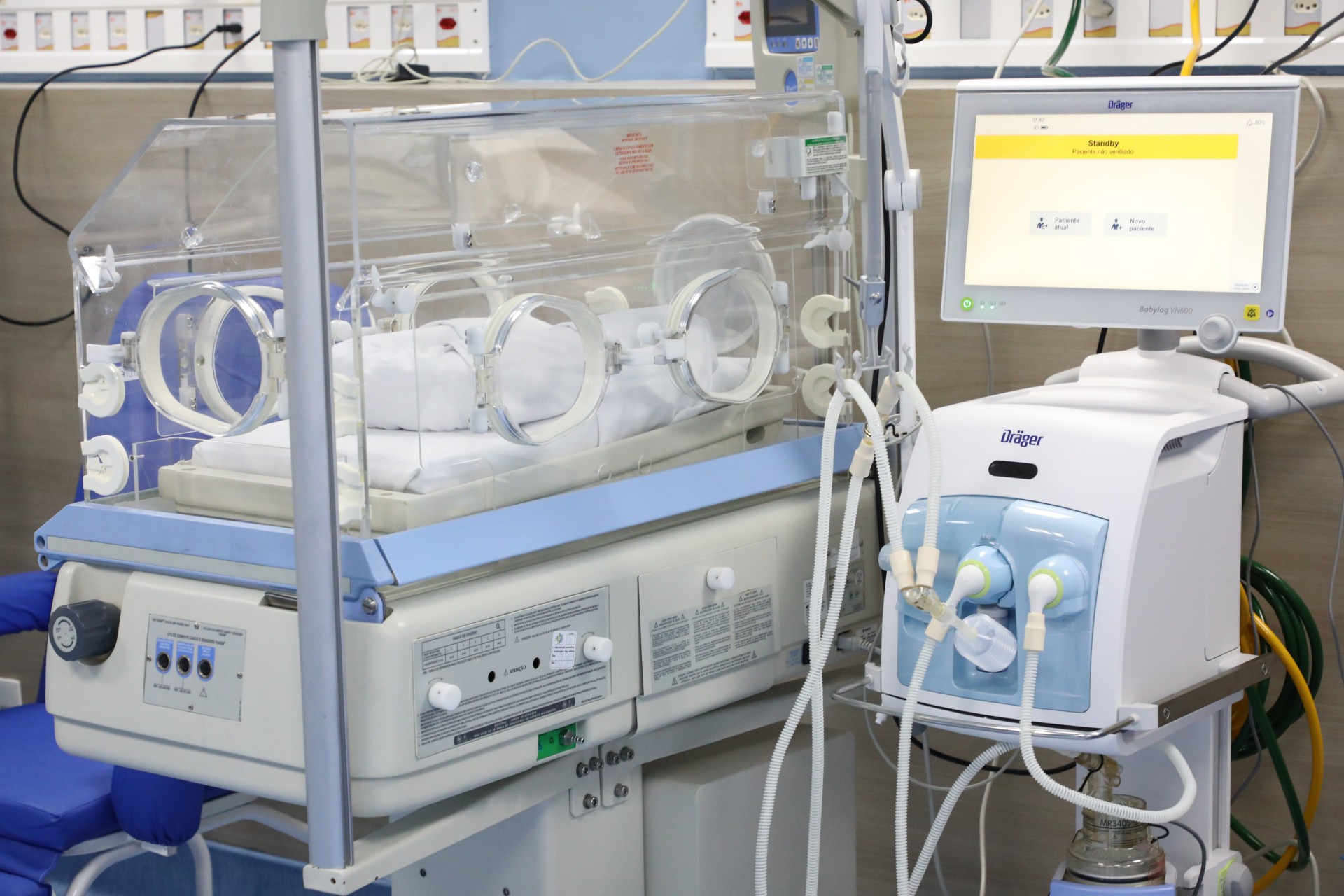 Novo complexo neonatal do Hospital da Mulher Mariska Ribeiro promete beneficiar cerca de 70 beb&ecirc;s por m&ecirc;s - Marcelo Piu / Prefeitura do Rio