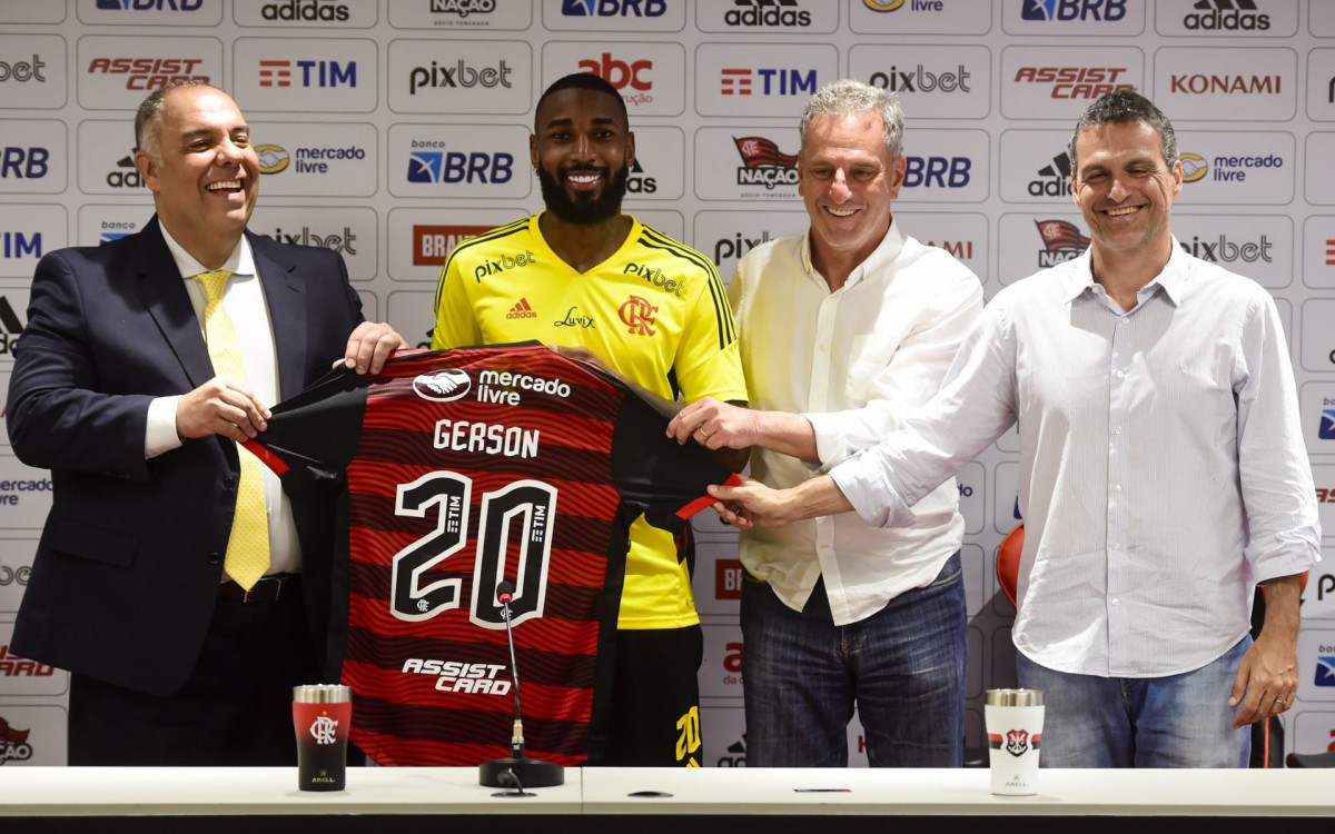 Gerson admitiu ter ficado um pouco nervoso durante a negocia&ccedil;&atilde;o "porque queria resolver logo"