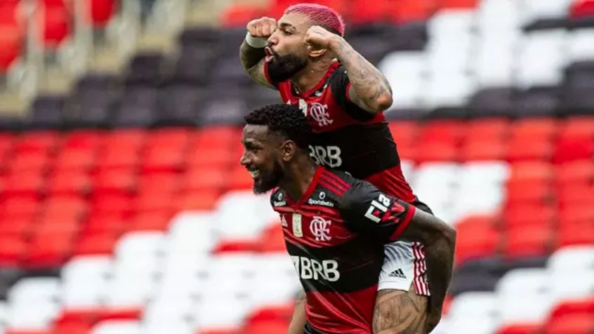 Gabigol comemora retorno de Gerson e exalta o clube: 'Flamengo é maior que vários'