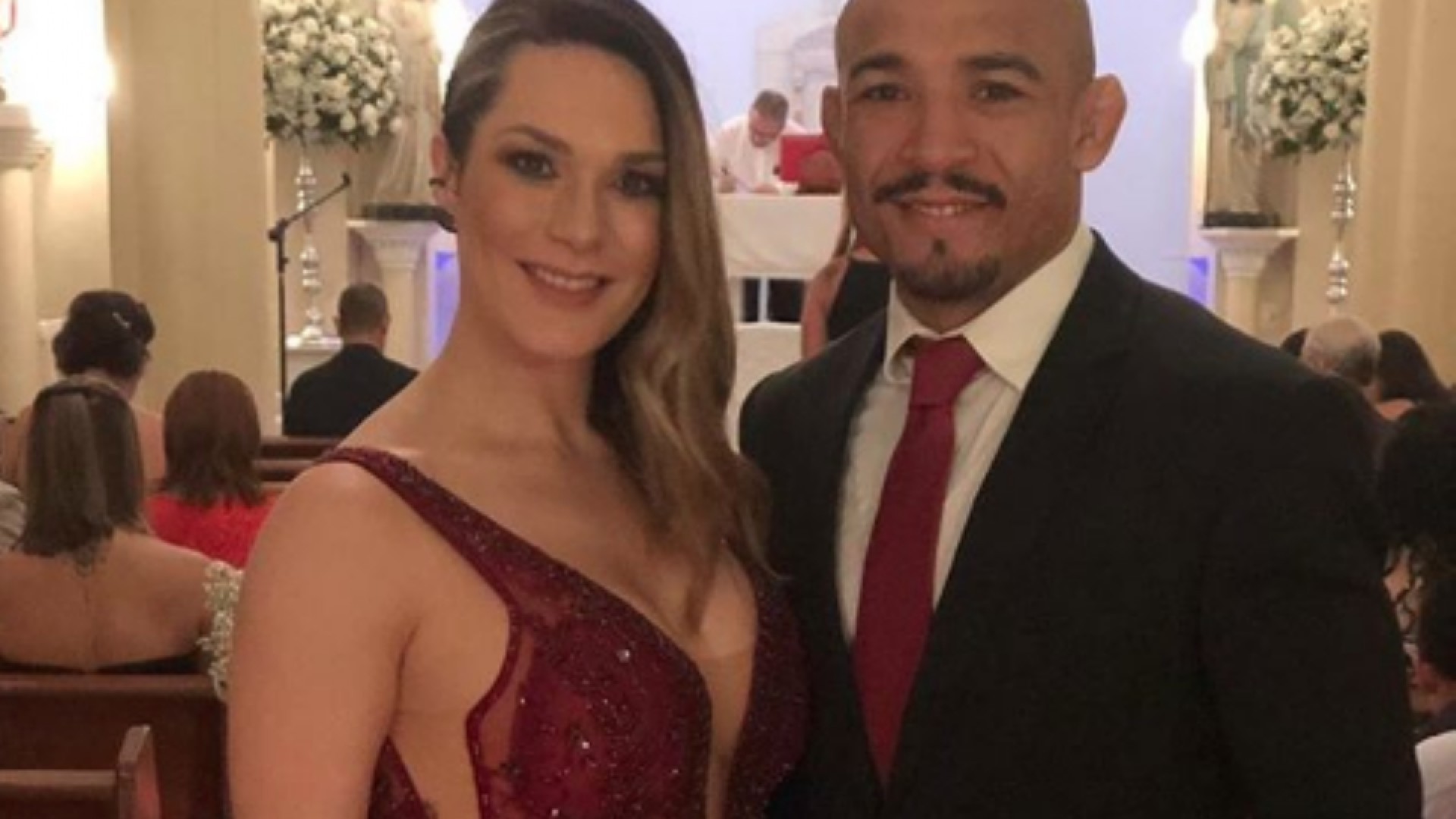 Jos&eacute; Aldo e mulher Vivianne Pereira Oliveira