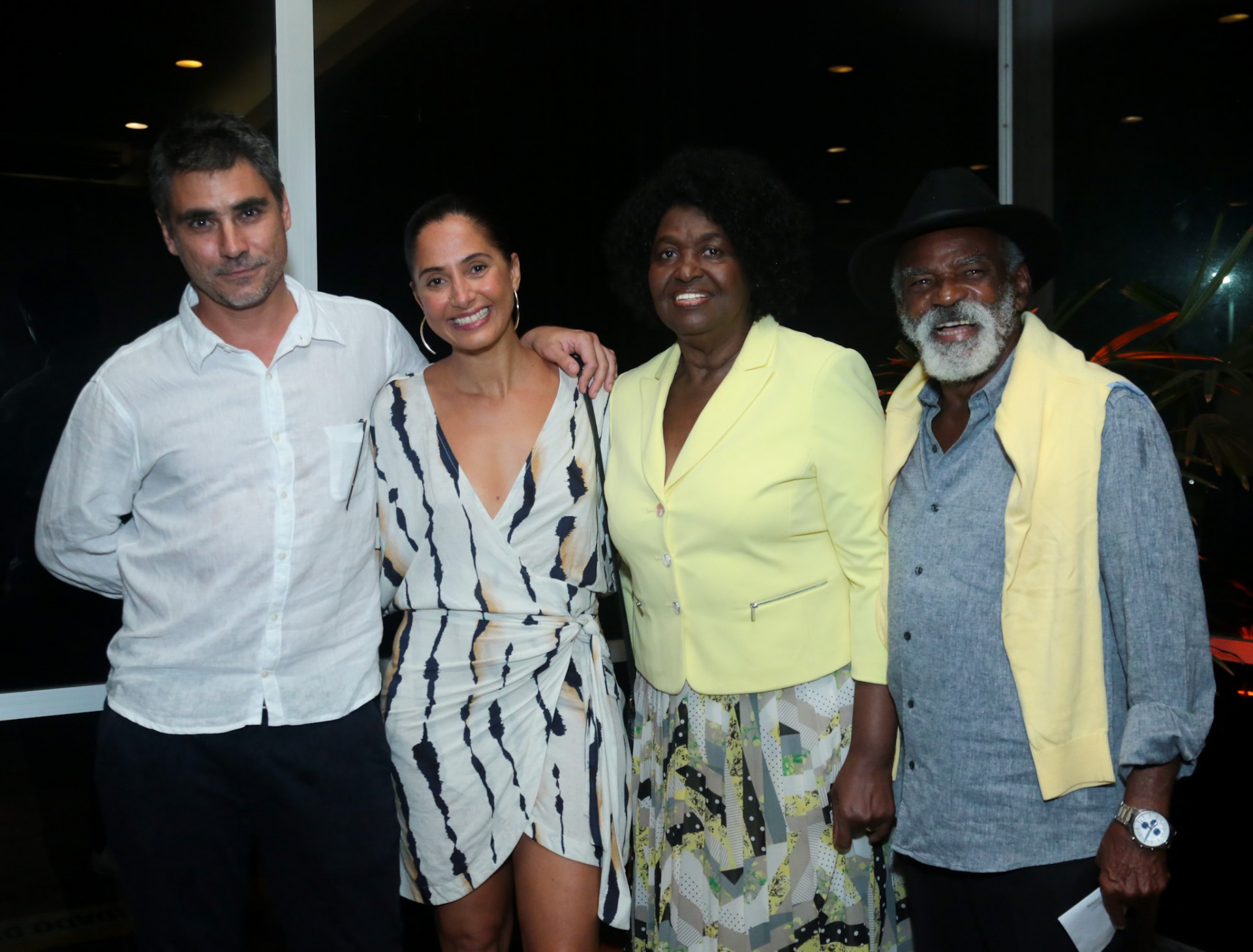 Patrick Pessoa, Camila Pitanga, Benedita da Silva e Ant&ocirc;nio Pitanga - Vitor Pereira / AgNews