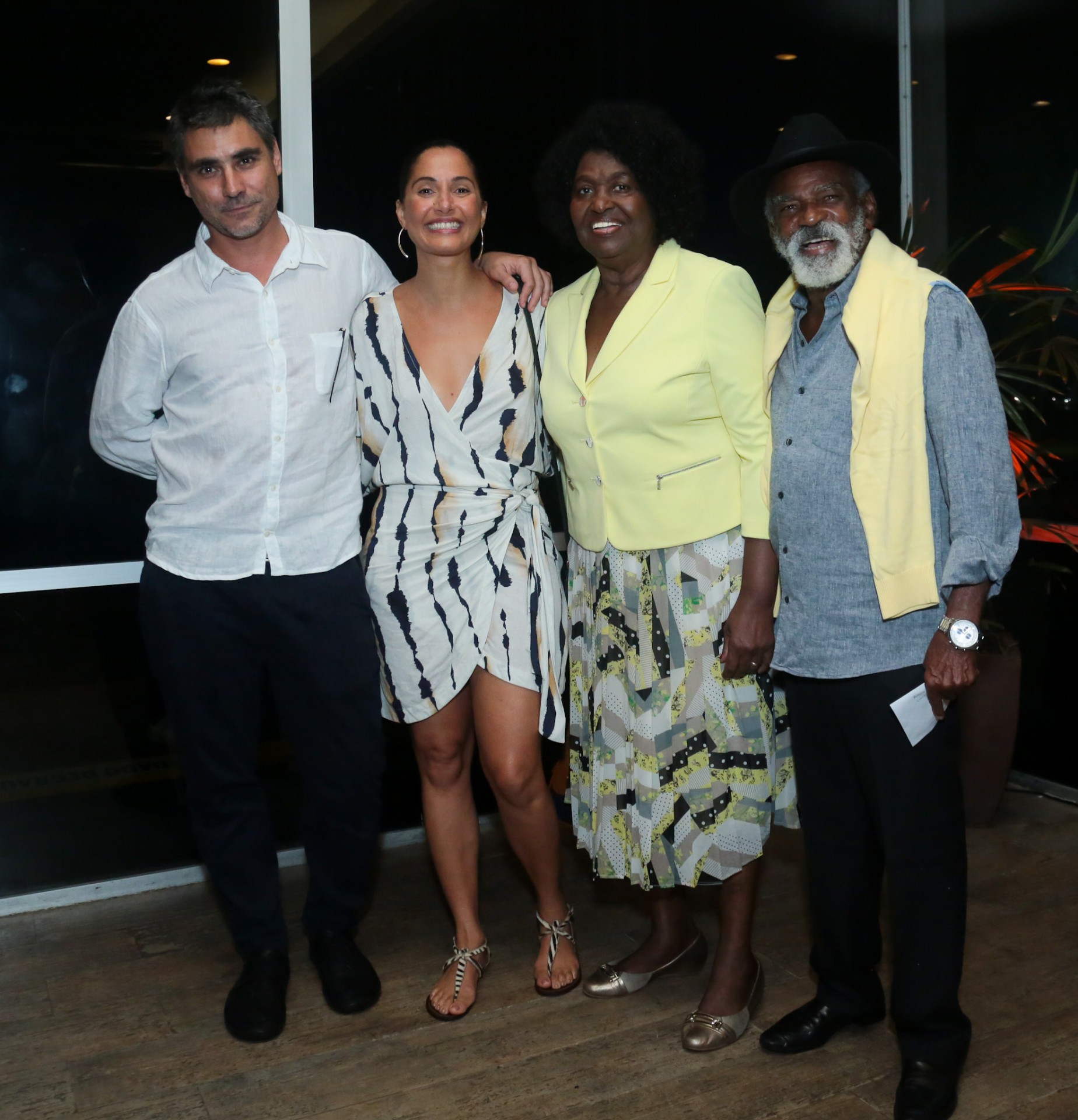 Patrick Pessoa, Camila Pitanga, Benedita da Silva e Ant&ocirc;nio Pitanga - Vitor Pereira / AgNews