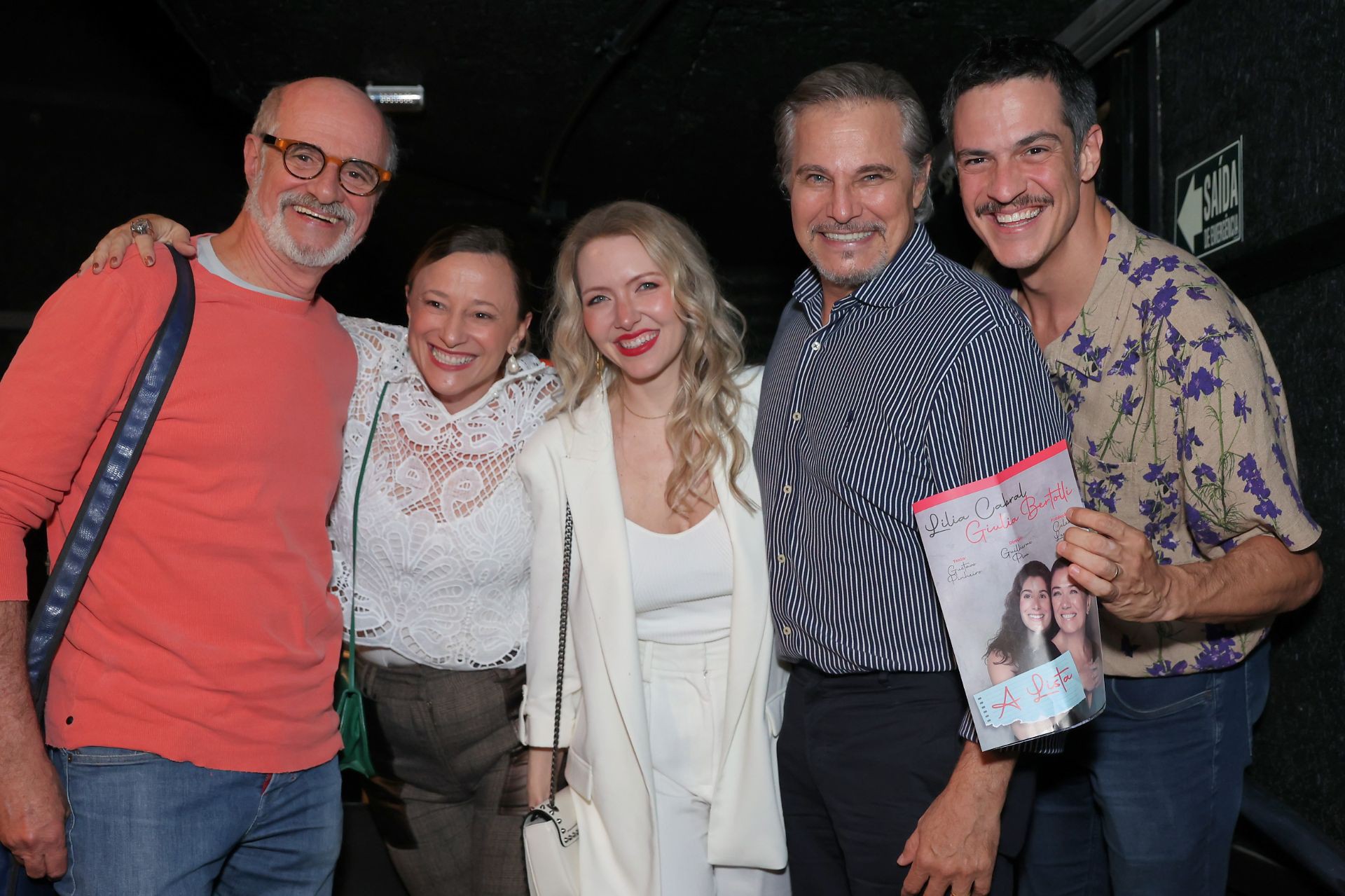 Marcos Caruso, Paula Braun, Karin Roepke, Edson Celulari e Mateus Solano - Daniel Pinheiro/ Agnews 