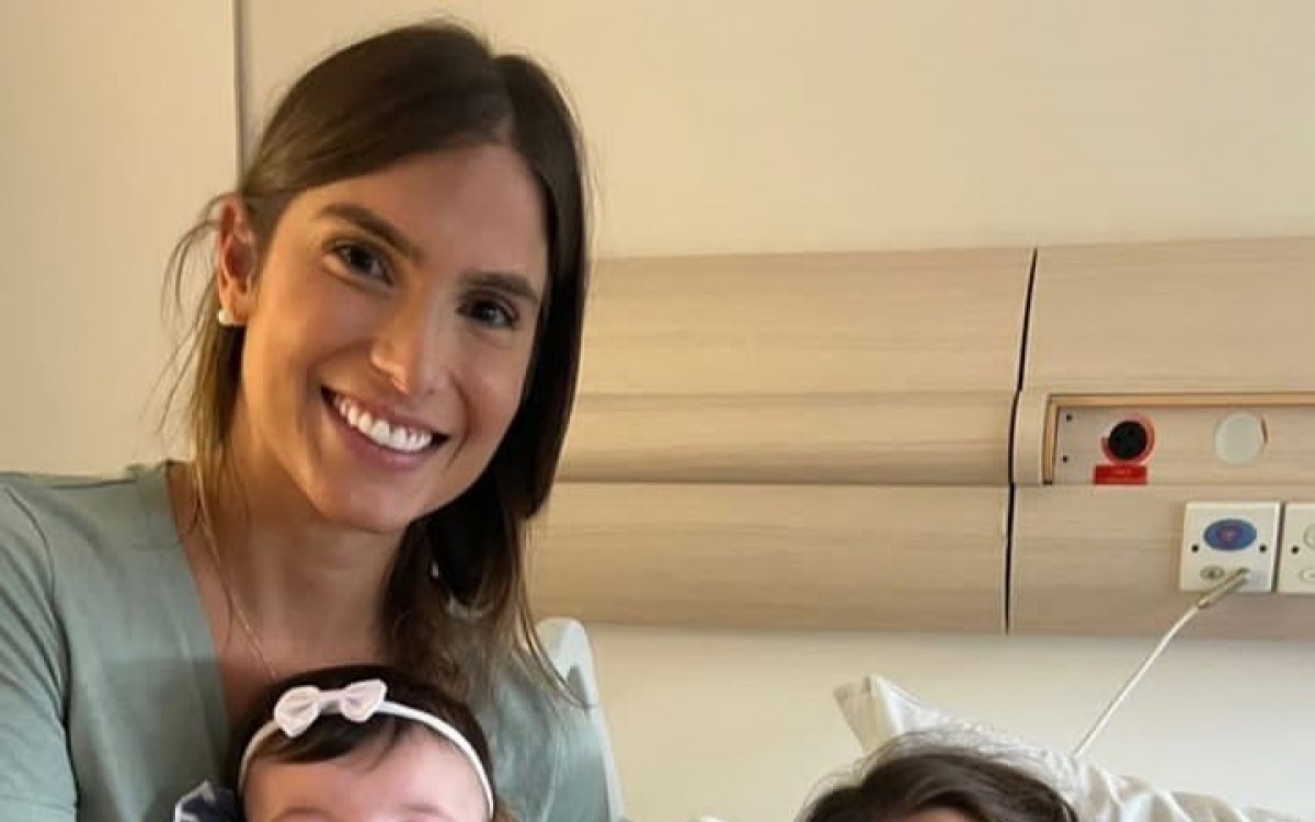 Bia Feres deu &agrave; luz sua segunda filha 