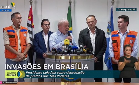 Lula se pronuncia sobre atos antidemocráticos - Divulgação