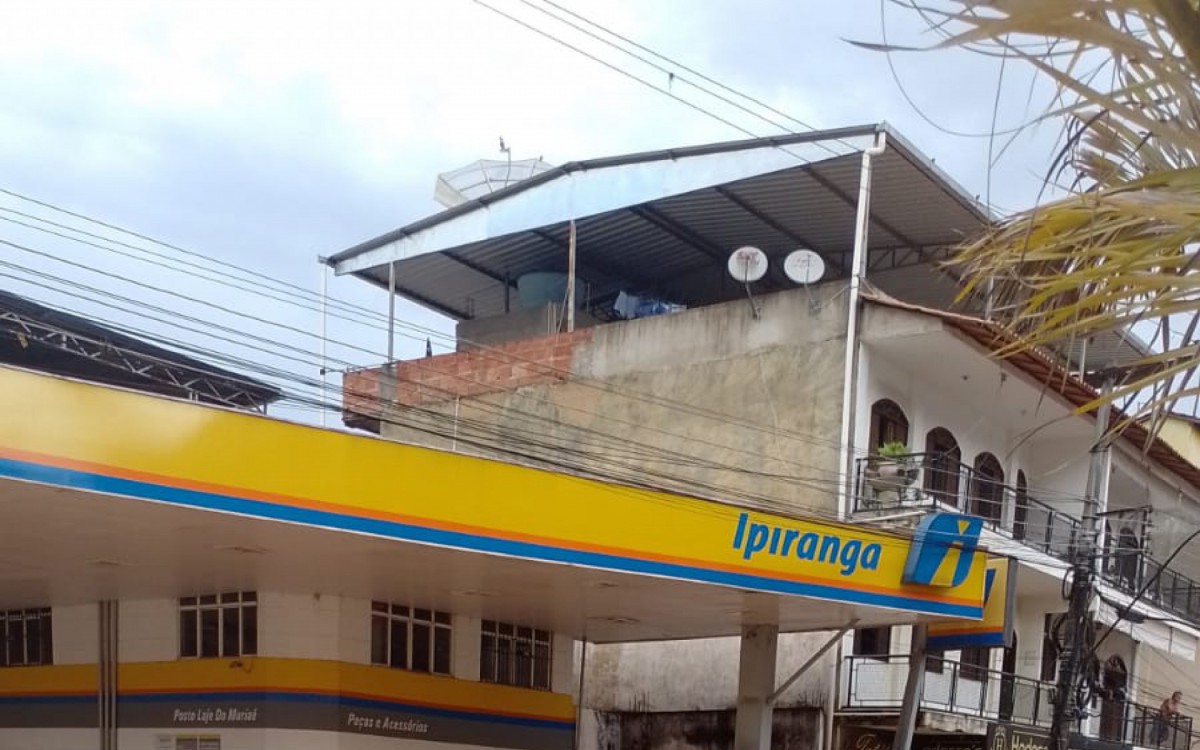 Lajé do Muriaé é atingida por cheias do Rio Muriaé por conta de chuvas fortes - Divulgação / Defesa Civil de Laje do Muriaé