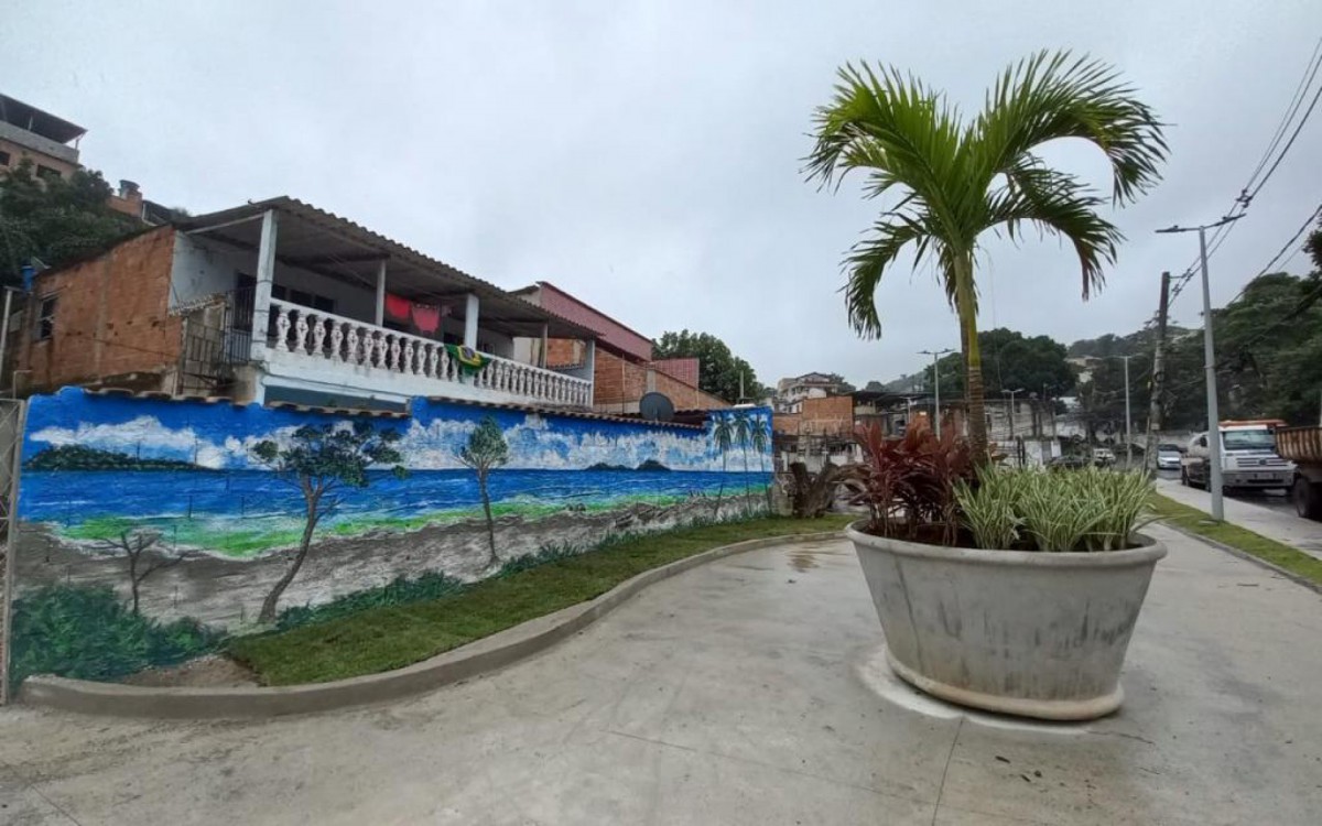 Arte de Derlan Almeida de Matos, na Freguesia, em Jacarepagu&aacute;.