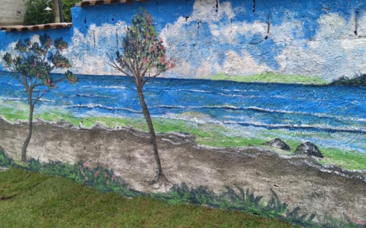 Arte de Derlan Almeida de Matos, na Freguesia, em Jacarepagu&aacute;.