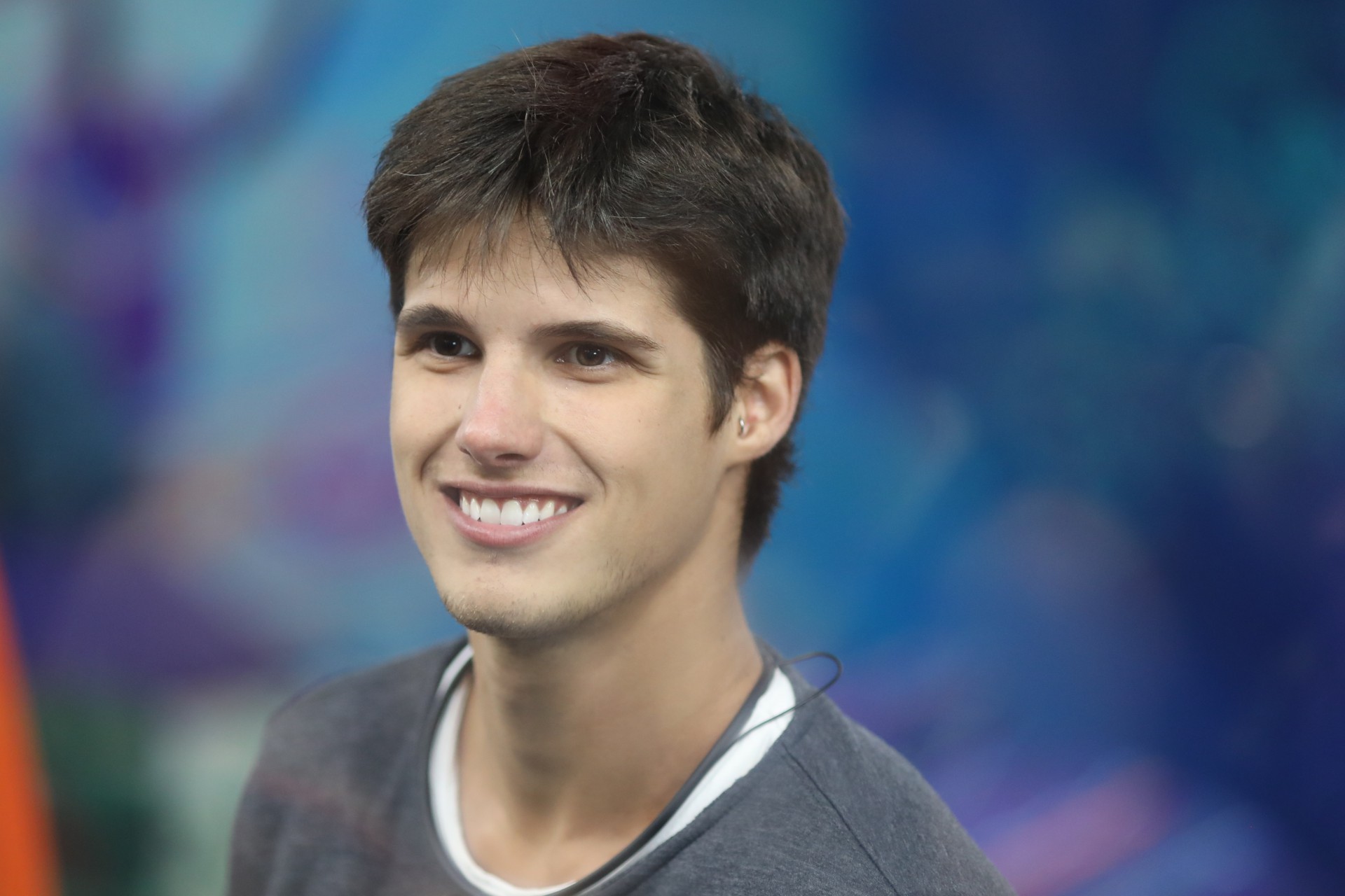 Participantes da casa de vidro do BBB23, no Via Parque Shopping. - Pedro Ivo/Agência O Dia