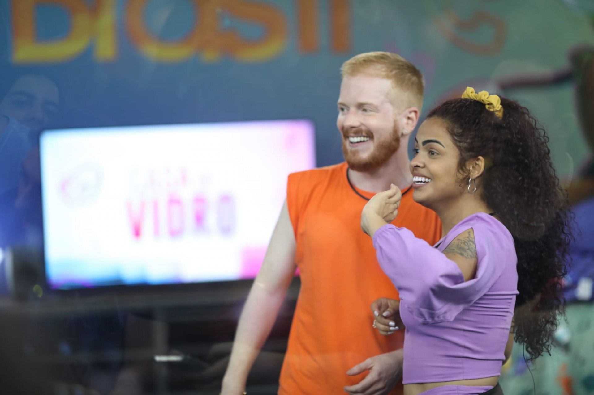 Manoel e Paula são participantes da casa de vidro do 'BBB 23' - Pedro Ivo/Agência O Dia