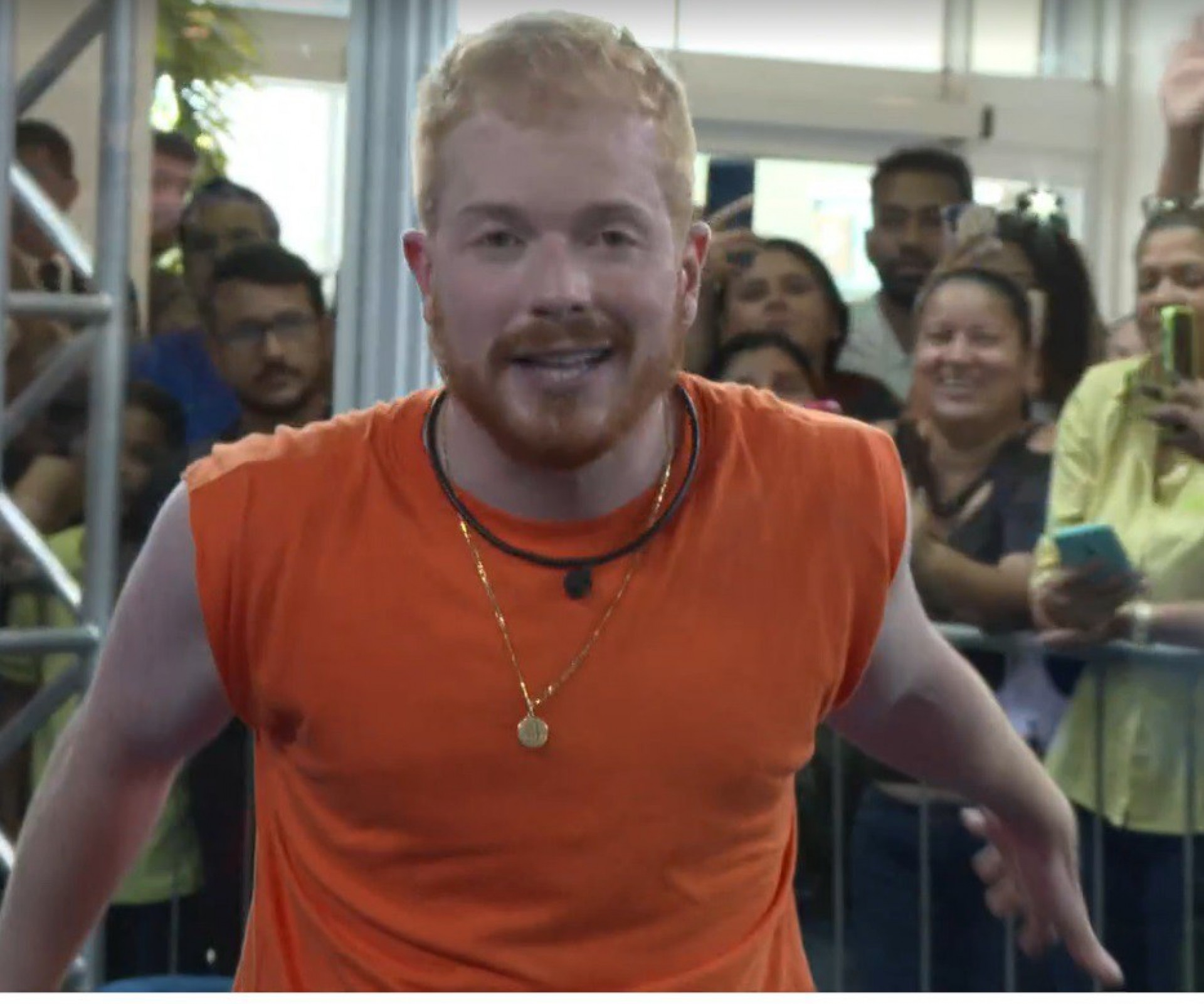 Manoel é um dos participantes da 'Casa de Vidro' - Reprodução de vídeo / TV Globo