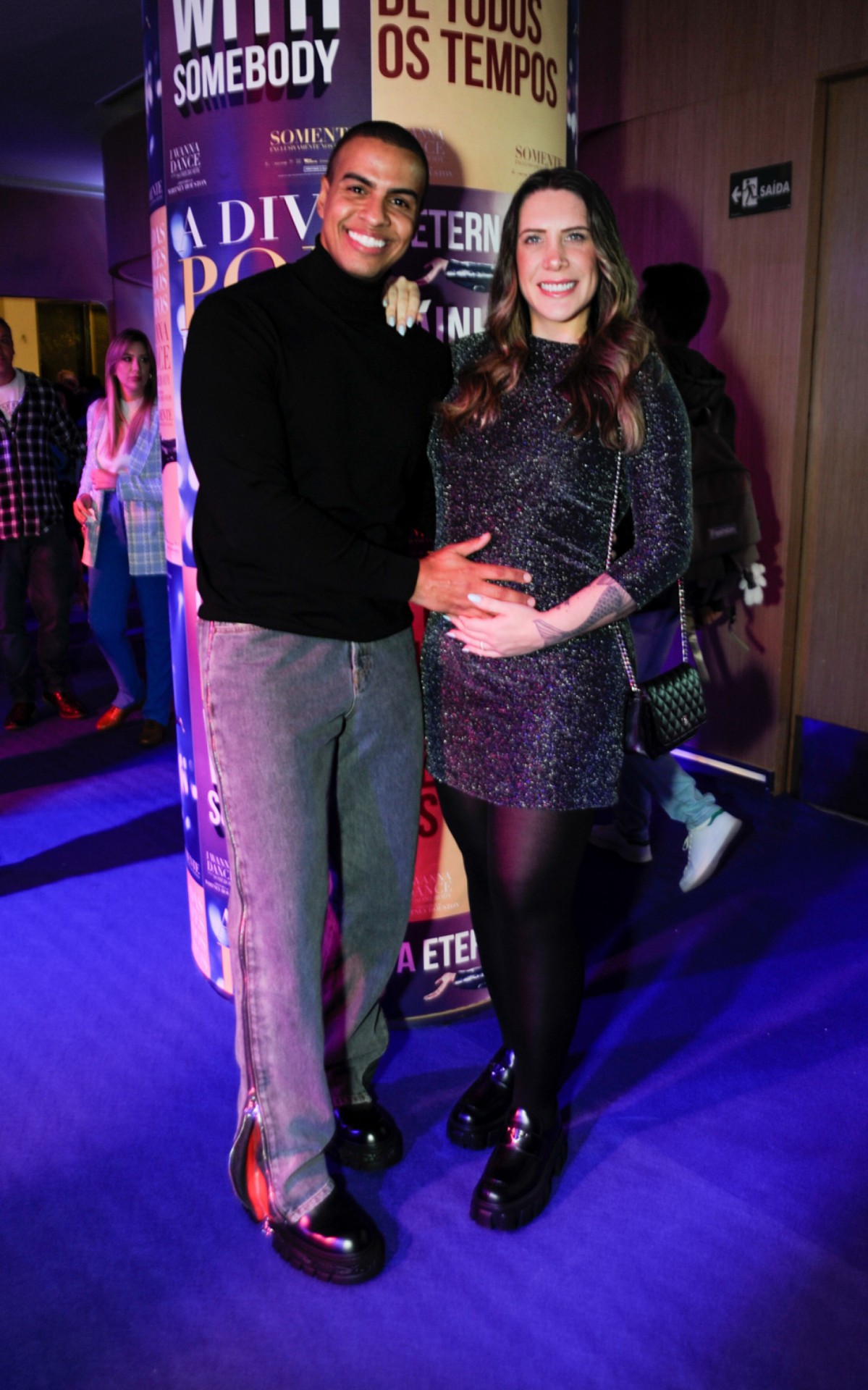 Thiago Oliveira e a mulher, Bruna Matuti 