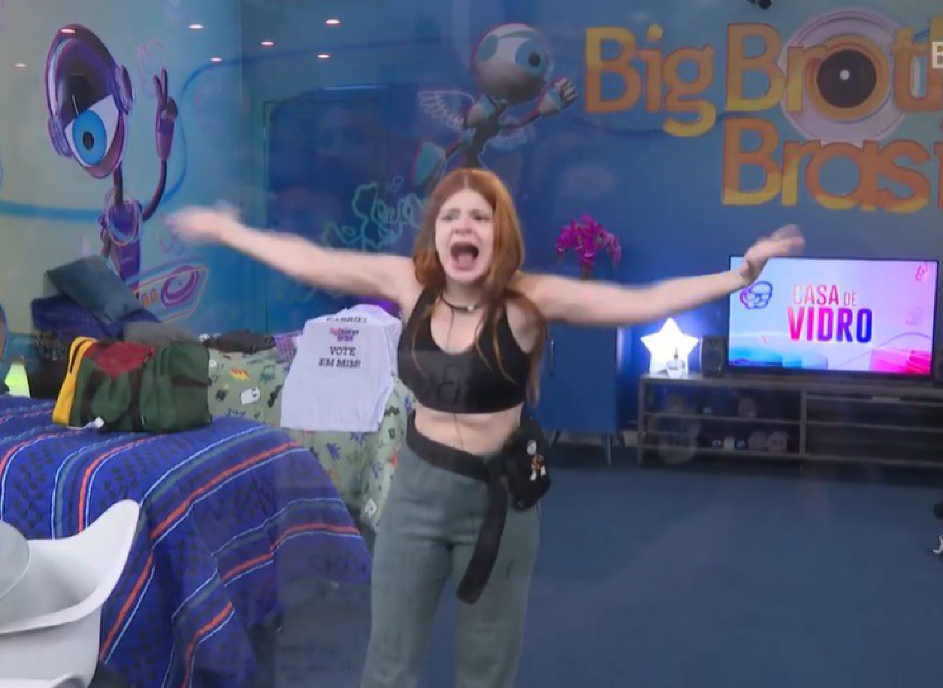 Giovanna perde a linha na 'Casa de Vidro' - Reprodução de vídeo