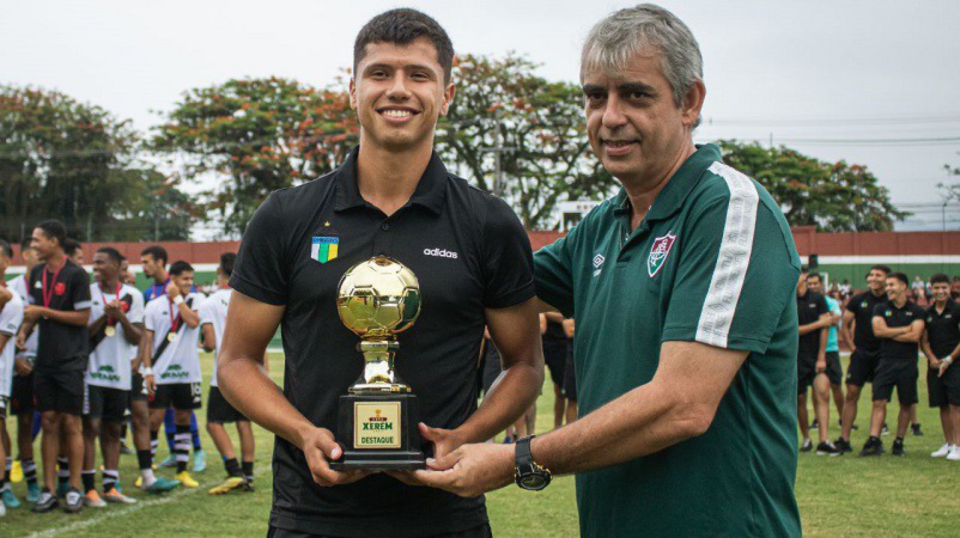 O volante chileno Nicolás Matamoros, de 19 anos, foi contratado pelo Fluminense - Leonardo Brasil/Fluminense
