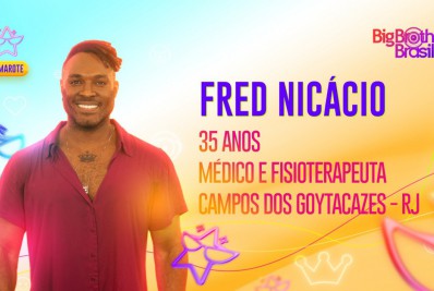 Fred Nicácio, do Camarote, gosta de festa e diz ser médico com alma de artista