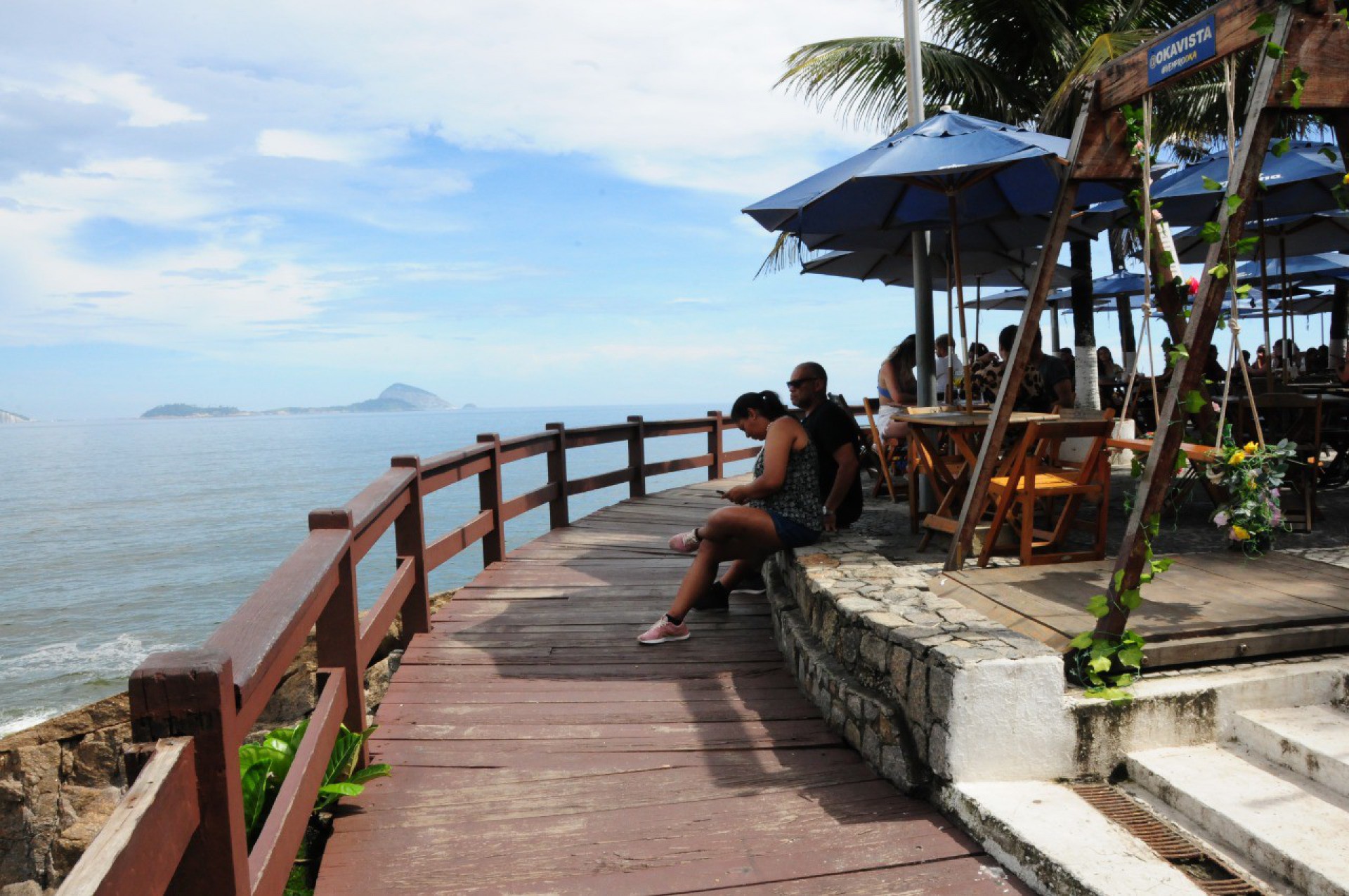 Movimentação de banhistas nas praias da Zona Sul do Rio de Janeiro nesta quinta-feira (12) - Estefan Radovicz/ Agência O Dia