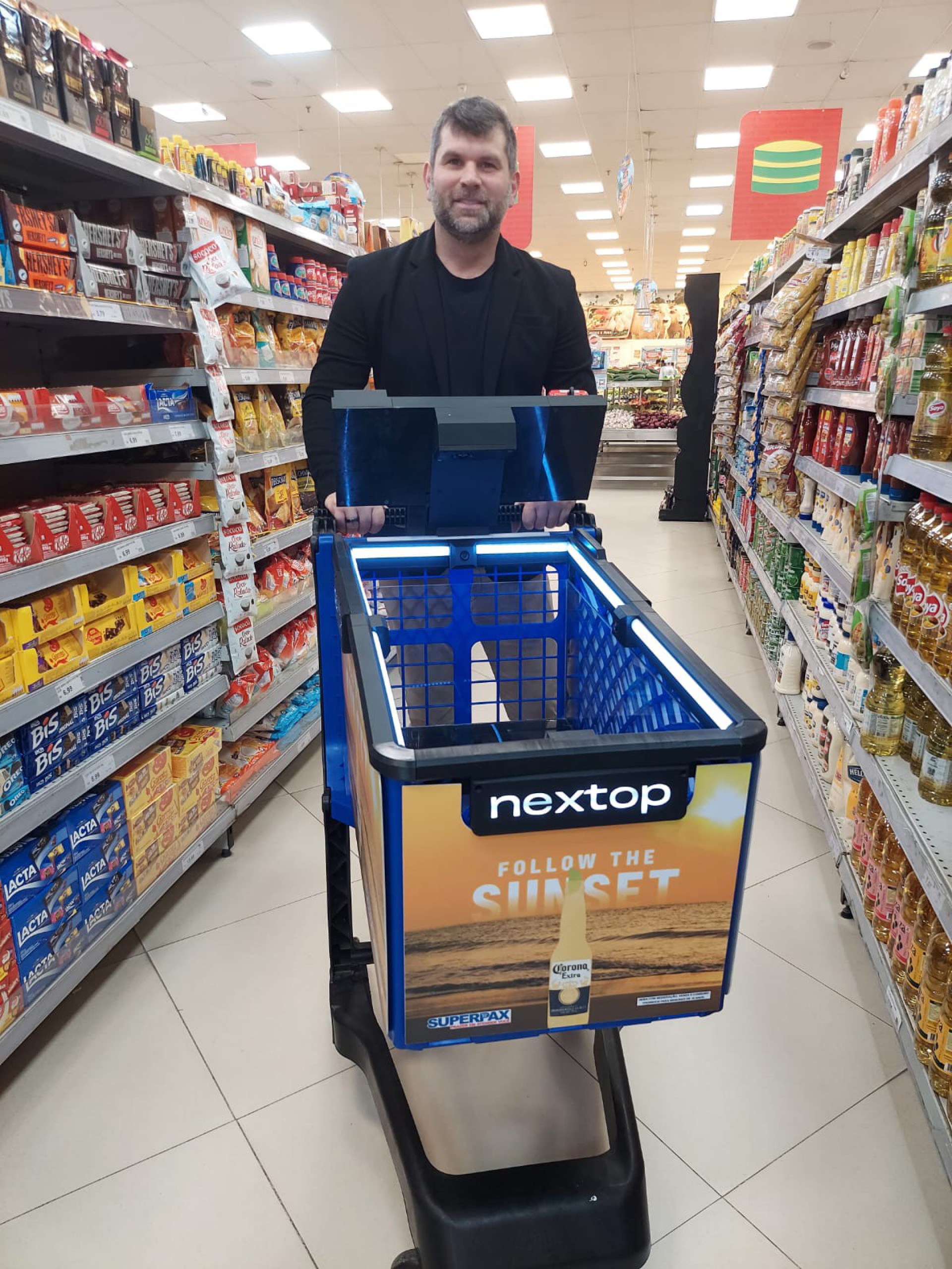 Presidente da Asserj, Fábio Queiroz, acredita que carrinho inteligente vai melhorar experiência de consumidores - Rachel Siston/Agência O Dia