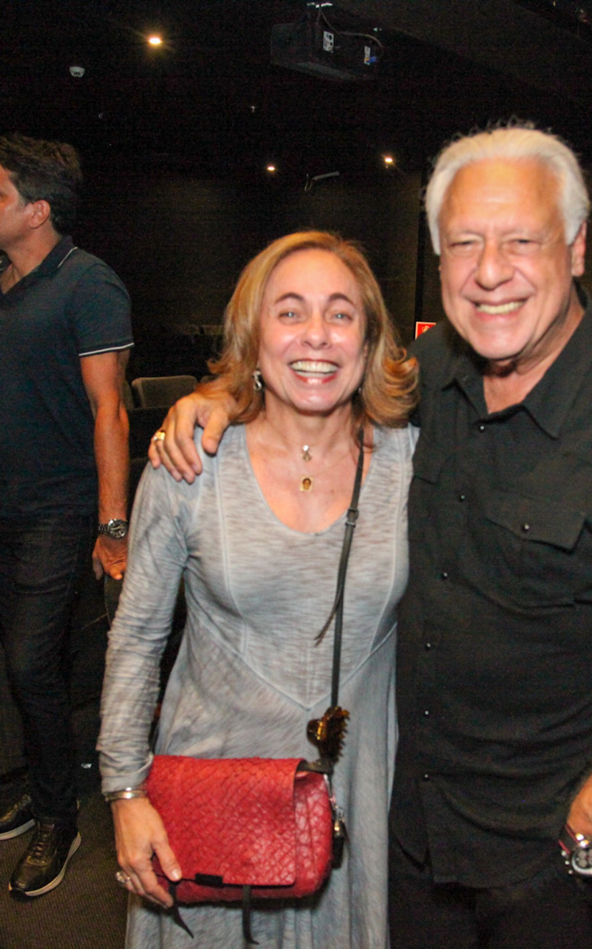 Cissa Guimar&atilde;es e Antonio Fagundes 