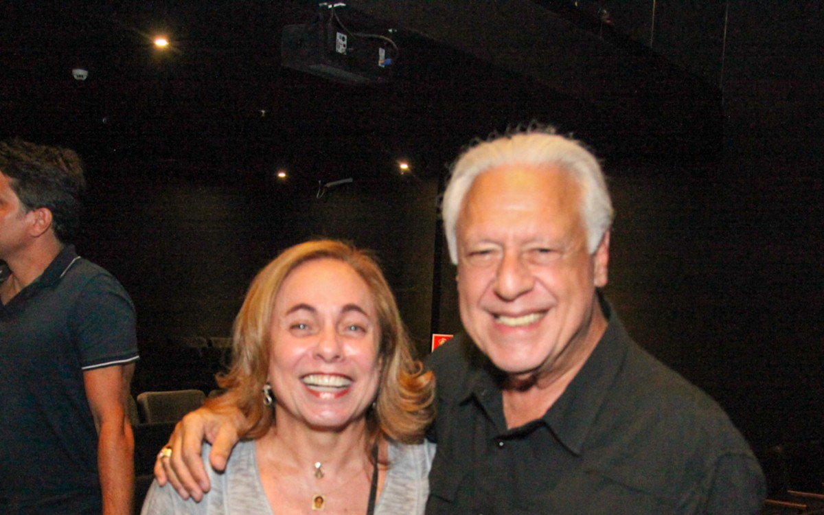 Cissa Guimar&atilde;es e Antonio Fagundes 