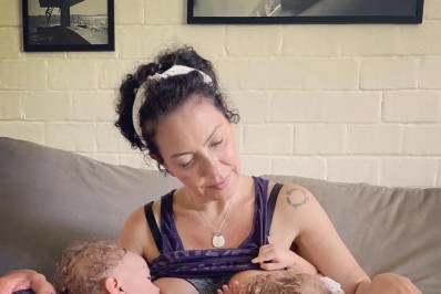 Fabiula Nascimento exibe técnica utilizada para amamentar filhos gêmeos ao mesmo tempo