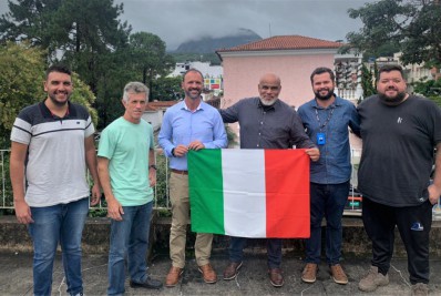 Representantes da prefeitura participam de reunião com delegado da câmara italiana de comércio e indústria