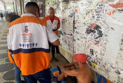 Prefeitura de Niterói faz abordagem à população em situação de rua 