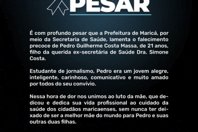 Prefeitura de Maricá emite nota de pesar 