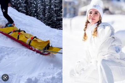 Luciana Gimenez posta vídeo de resgate após acidente na neve e ressalta importância dos filhos: 'Me deu forças'