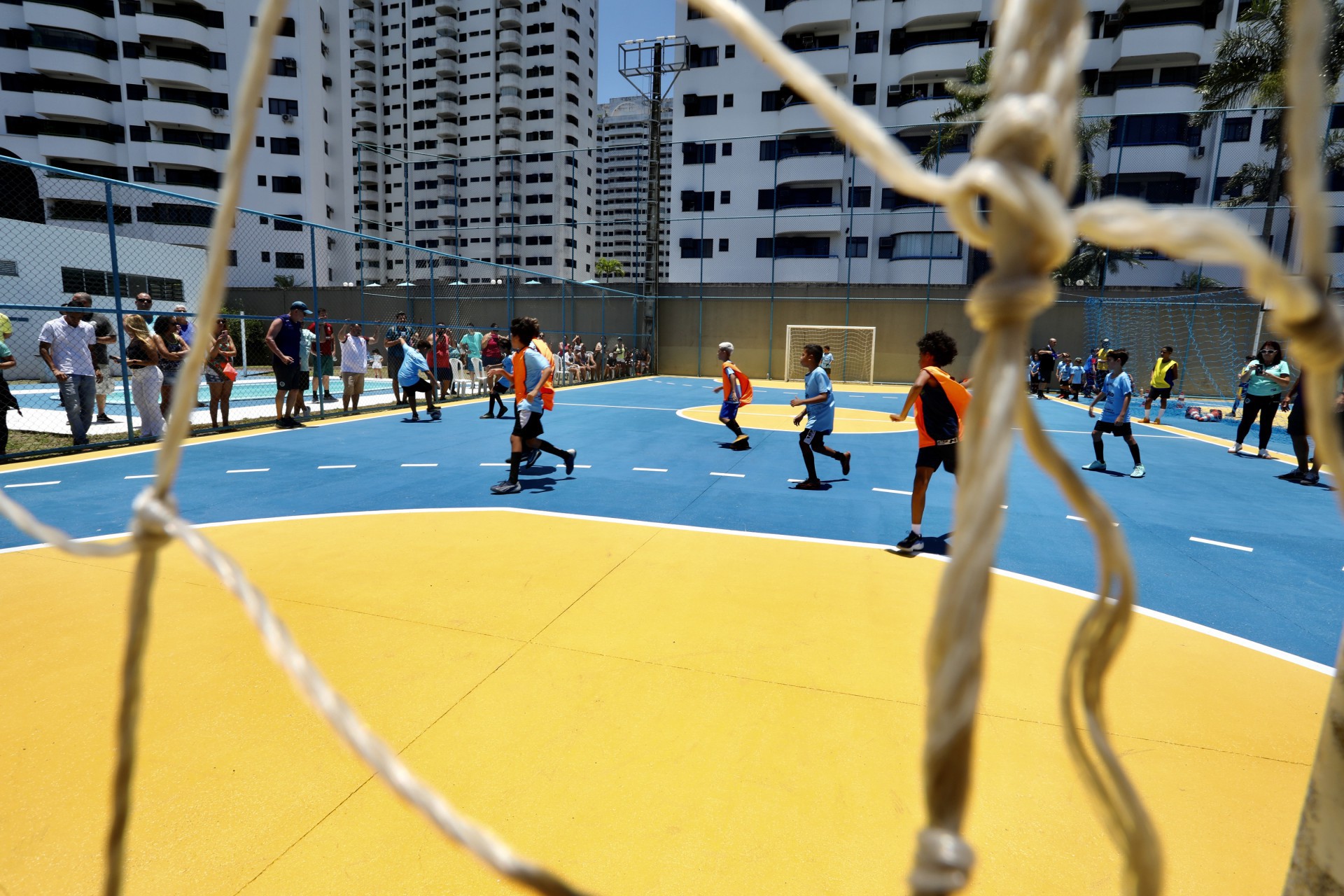 Vila Olímpica Didi ganhou duas quadras poliesportivas - Divulgação