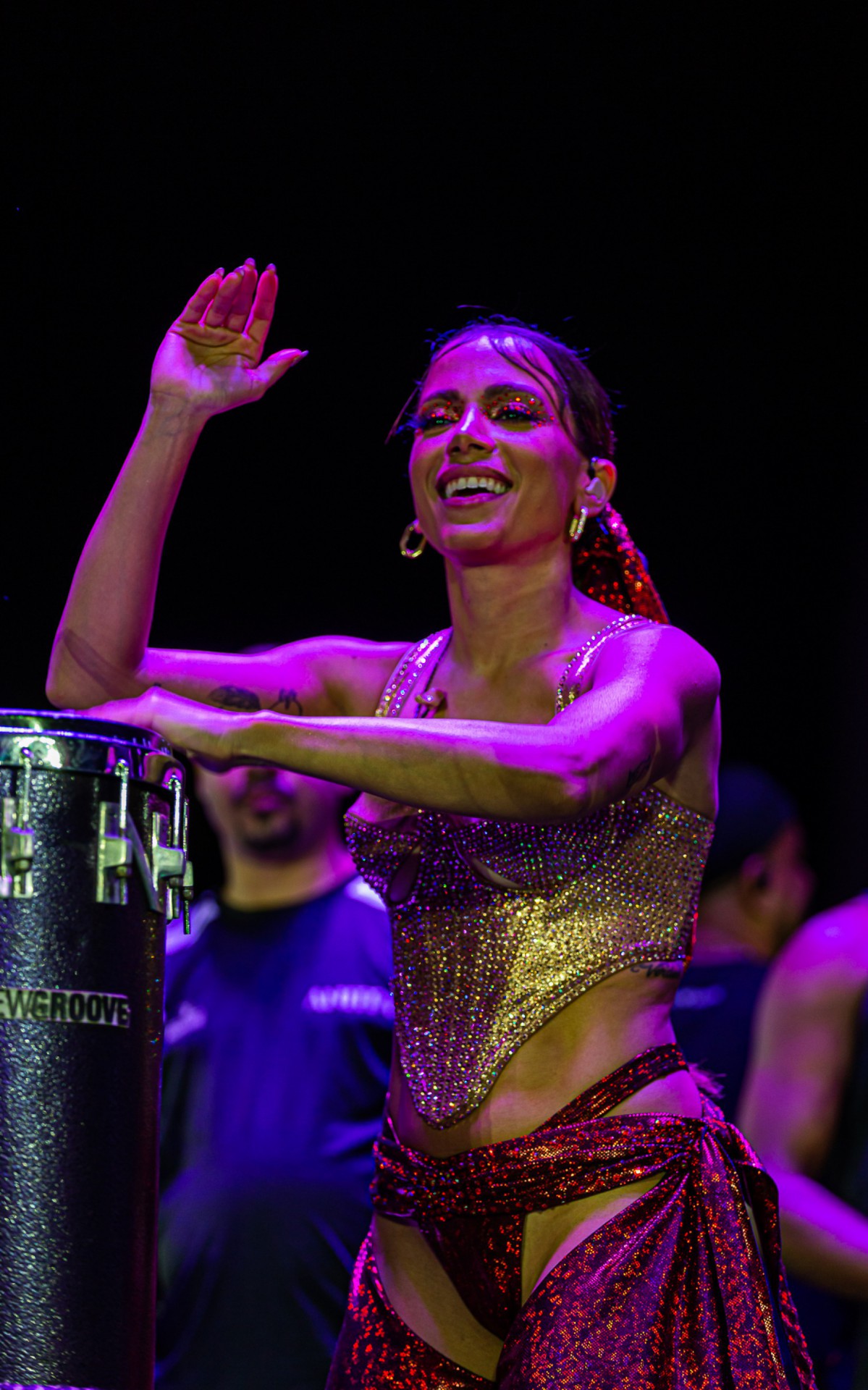 Anitta realiza ensaio de seu bloco em S&atilde;o Paulo