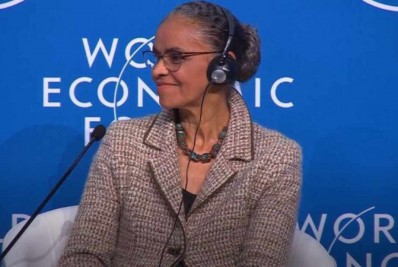 Brasil pode dobrar produção agrícola sem derrubar árvore, diz Marina em Davos