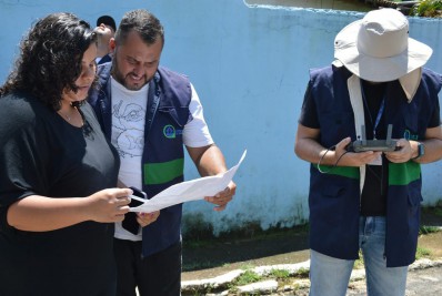 Governo municipal inicia levantamento topográfico de áreas que serão regularizadas