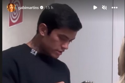 Vídeo! Namorado de Gabi Martins passa mal após brincadeira da cantora