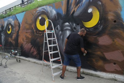 Histórias gonçalenses ganham relevância em painéis dos artistas