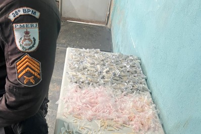 PM apreende drogas no bairro Roma II, em Volta Redonda